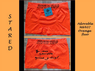 Boxer Adorable M6407 Orange fluo