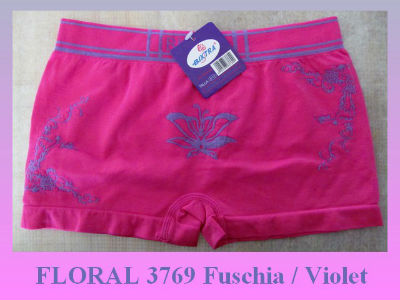 Shorty Floral 3769 Fuschia