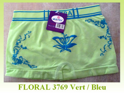 Shorty Floral 3769 Vert